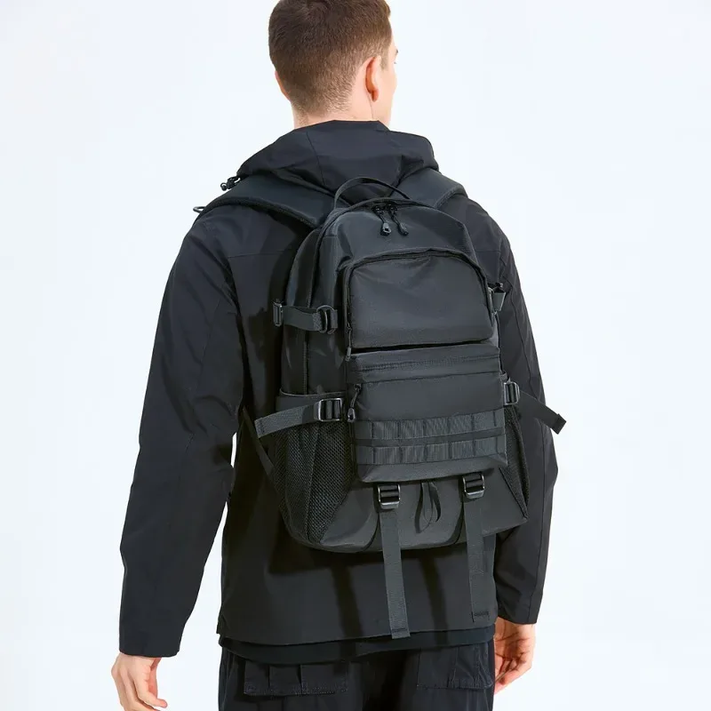 Sac à dos tendance pour hommes, grande capacité, sac pour ordinateur portable de 16 pouces, sac à dos de voyage imperméable, sacs à dos décontractés pour hommes, sacs à dos de randonnée en plein air