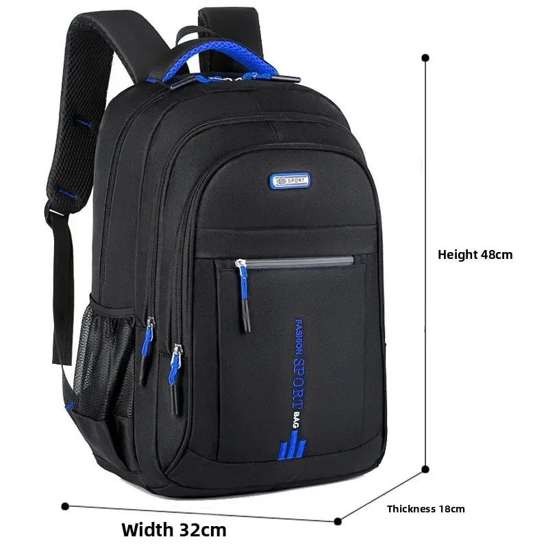 sac à dos pour ordinateur portable oxford durable pour homme, imperméable, pour le travail, les voyages, le lycée
