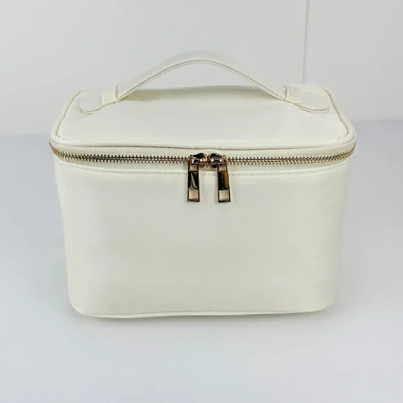 nouvelle trousse de maquillage portable en nylon imperméable 2025, sac de toilette de voyage, trousse de maquillage grande capacité, mini valise de voyage portable di
