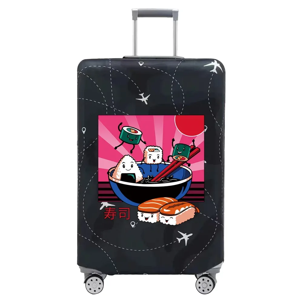 couvertures de bagages de voyage, housse de protection, housses de valise anti-poussière commandées, série d'impression de dessin animé, accessoires de voyage for18-32inch
