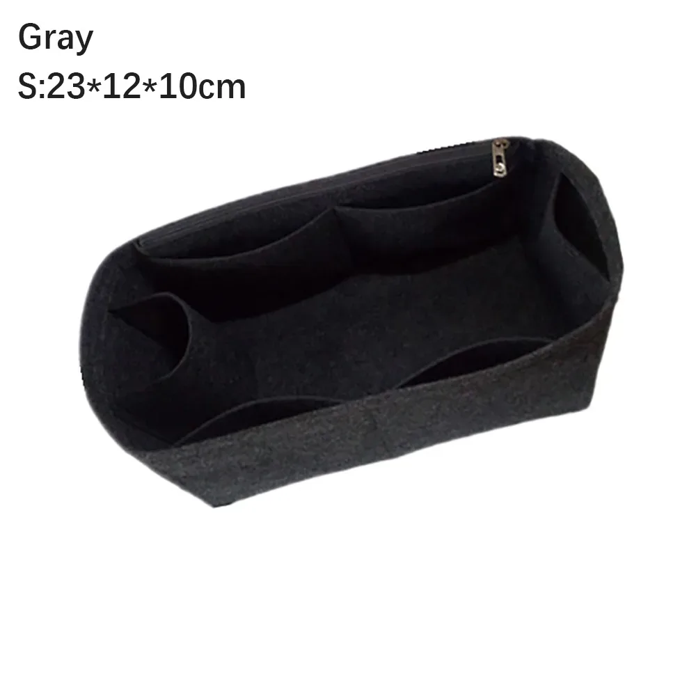 sac à main en feutre simple, sac d'insertion, support de sac, sac interne multi-poches, sac portable de voyage, organisateur pour birkin25/30/35
