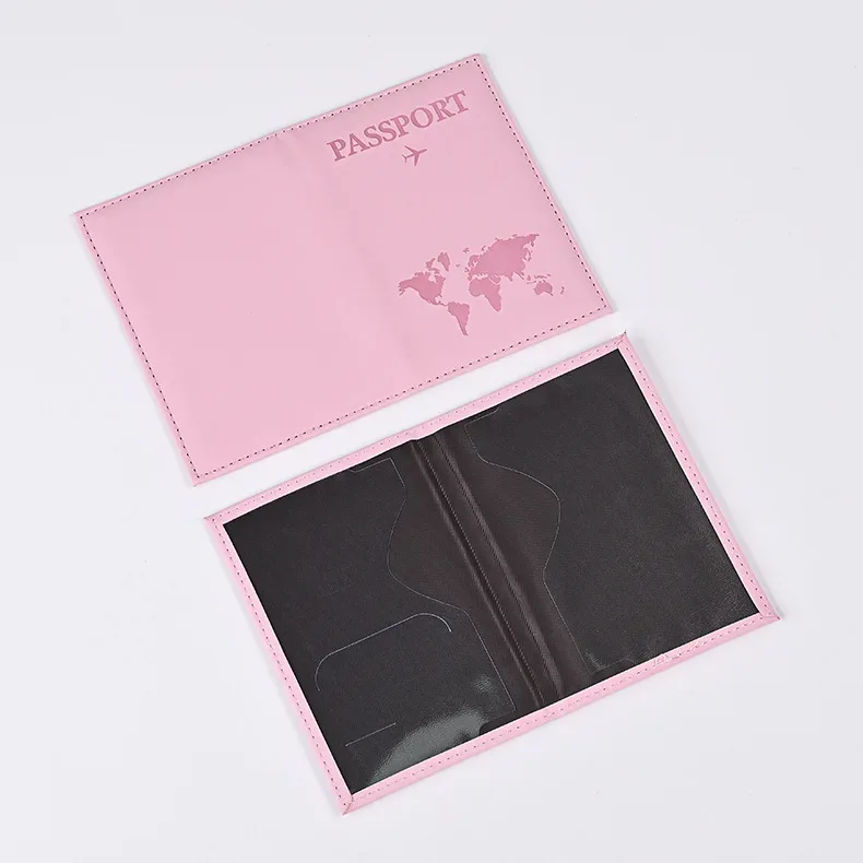 couverture de passeport transparente pour femmes et hommes, porte-passeport étanche, couvertures sur les passeports, porte-cartes de crédit, sacs, 1pc