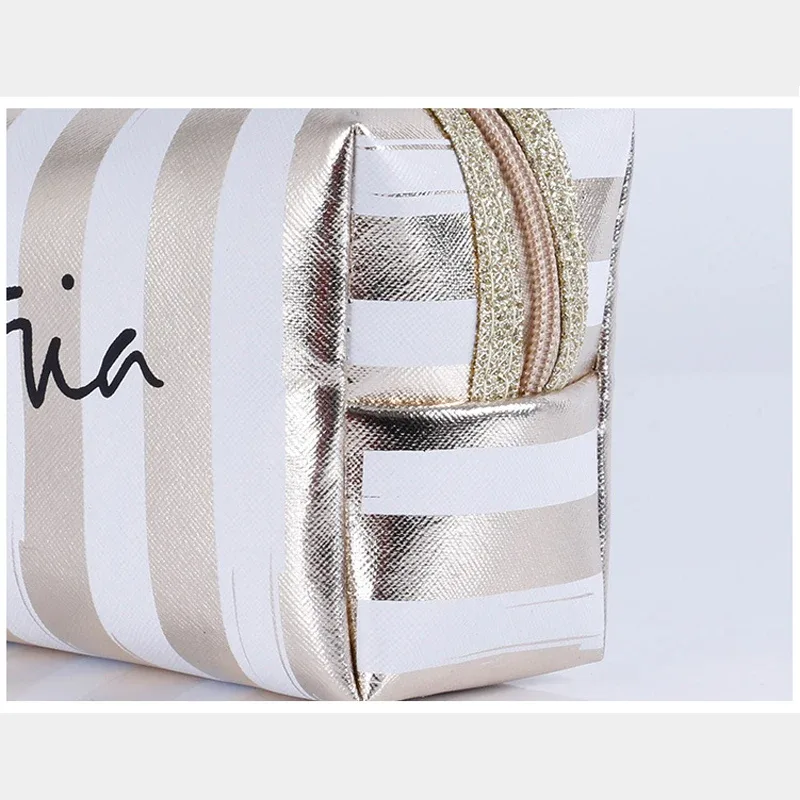 sacs à cosmétiques laser imperméables pour femmes, trousse de maquillage, pochette en pvc, trousse de toilette de lavage, étui de rangement de voyage, mujer bolsas