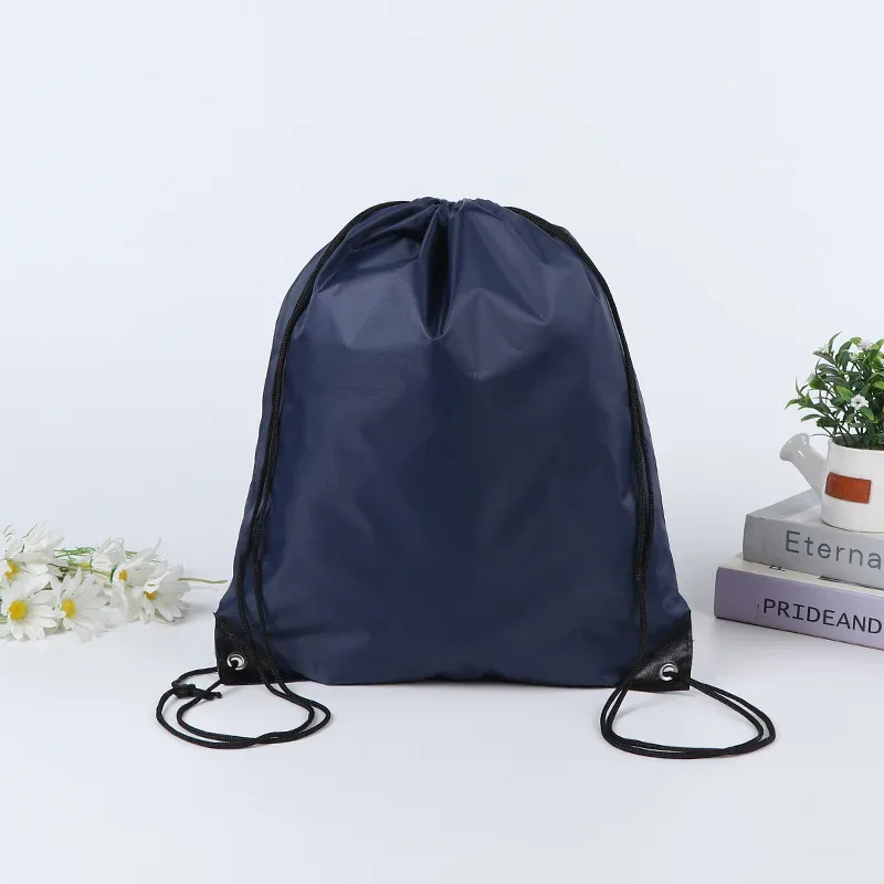 sac à dos en polyester, sac de marathon, sac à cordon, sac de natation en plein air, plusieurs couleurs disponibles