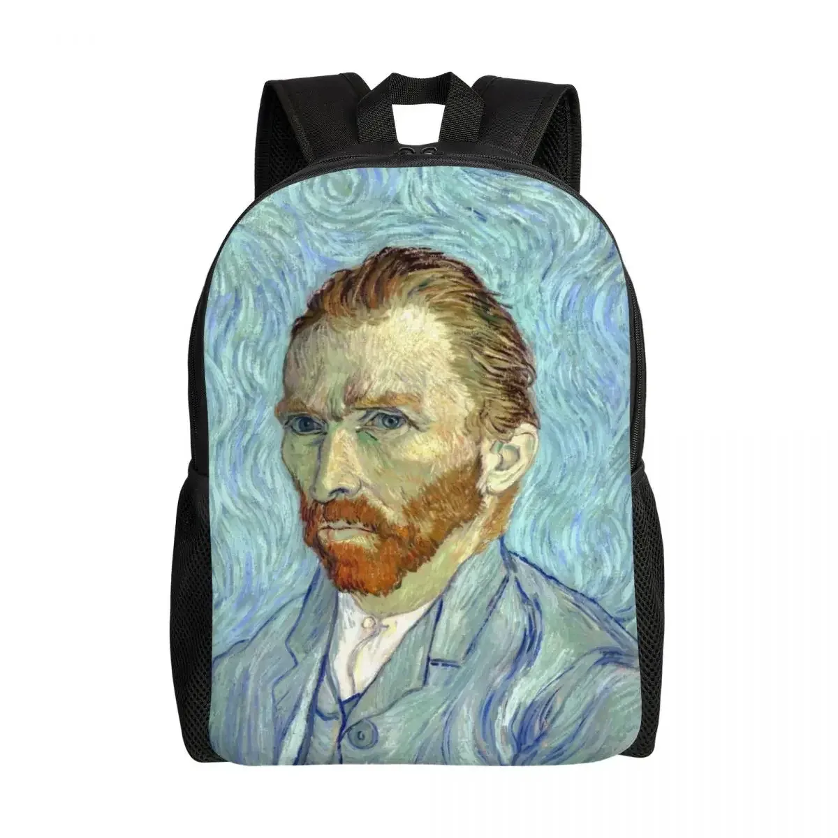 sac à dos de voyage de nuit étoilée sur le rône pour hommes et femmes, cartable d'école pour ordinateur portable, sac à dos d'étudiant, vincent van gogh