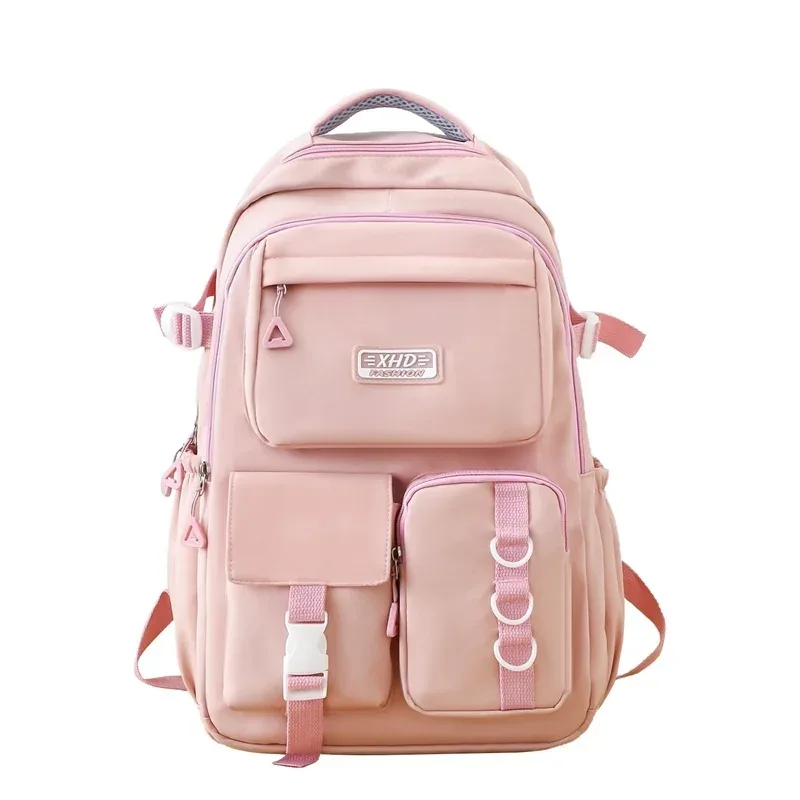 sac à dos multi-poches pour adolescentes, bretelles rembourrées réglables, sac à dos scolaire de grande capacité, pour sac à dos décontracté quotidien