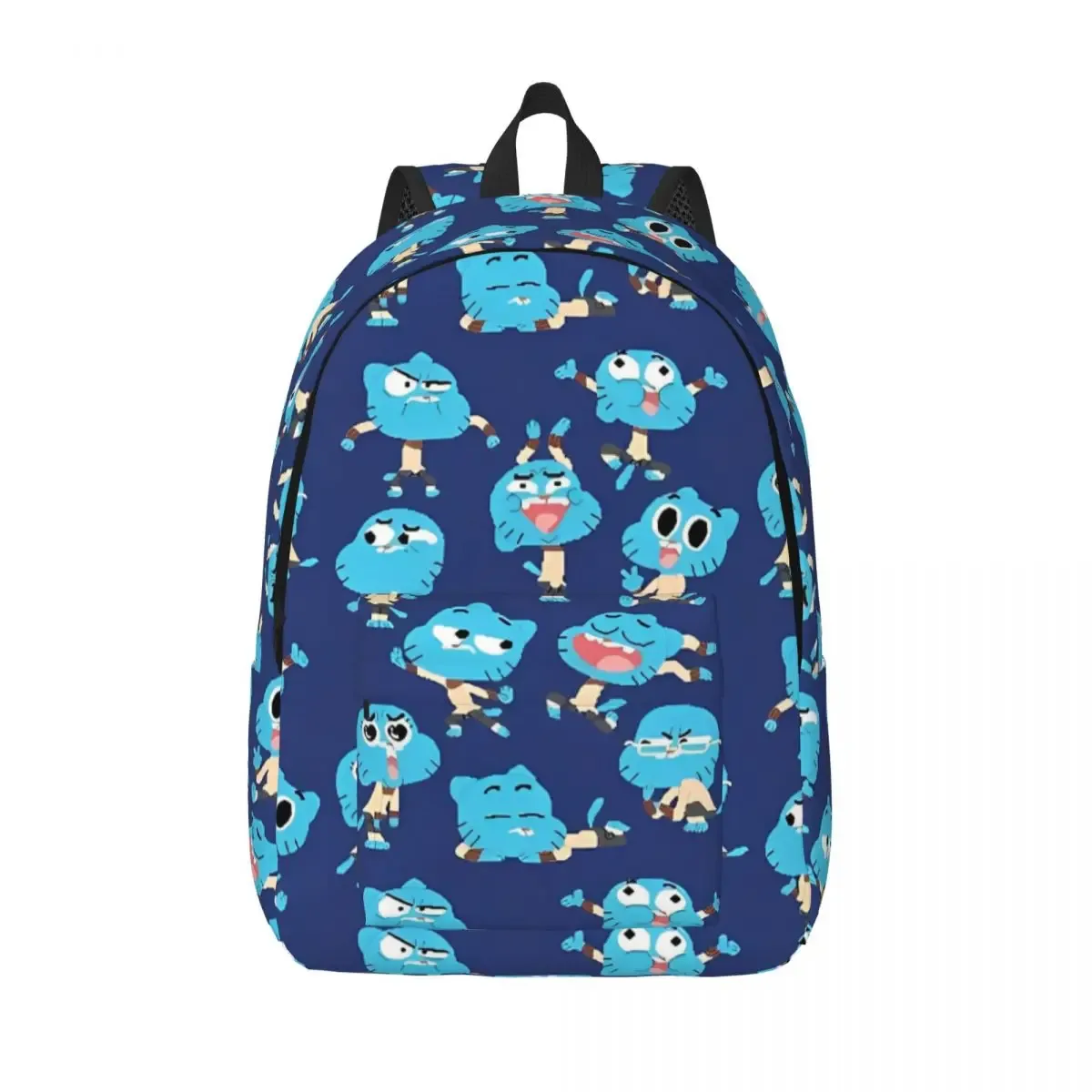 gumball pixel art modèle sac à dos pour hommes femmes étudiant randonnée sac à dos comédie incroyable monde de gumball ordinateur portable sacs en toile