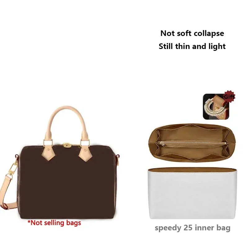 insert organisateur pour speedy25 30 sac fourre-tout sac de rangement étanche sac à main insérer sac à main doublure sacs accessoires