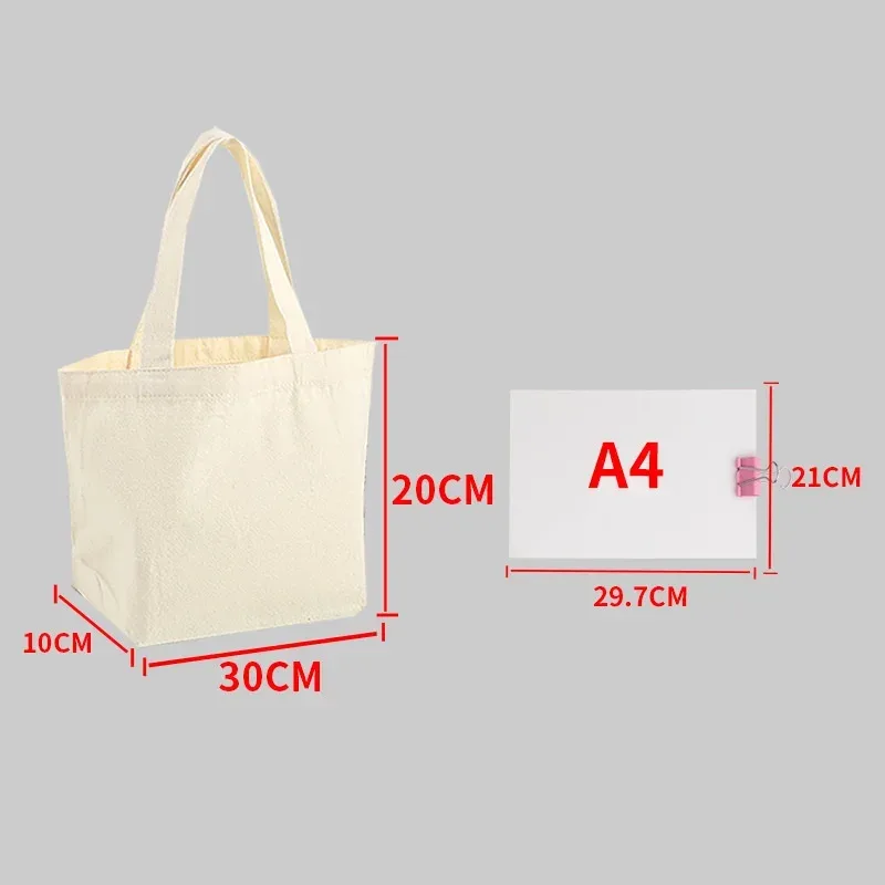 sacs fourre-tout en coton beige, sac à bandoulière en toile, grands sacs de courses réutilisables de grande capacité pour l'épicerie, les sorties sur la plage