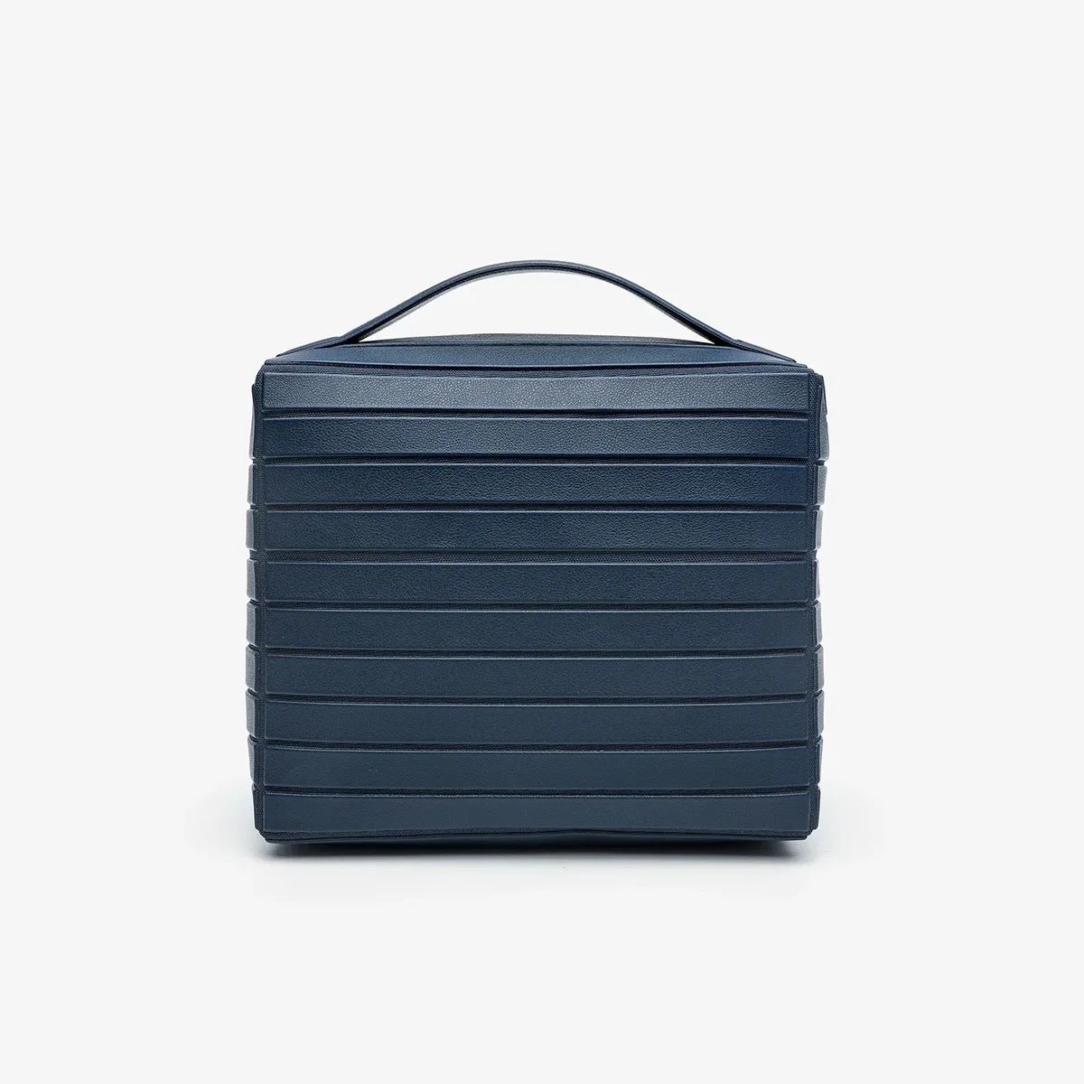nouvelle trousse de toilette portable grande capacité à rayures 2026 pour femme – organisateur de maquillage multifonctionnel