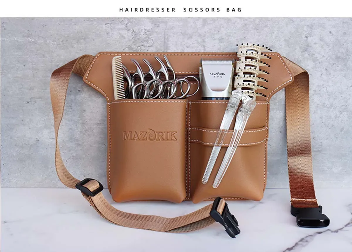 kit de barbier, sac de taille pour coiffeur, sac de rangement pour ciseaux, sac de taille pour outils de cheveux, sac en pu, vente en gros, sac personnalisé pour ciseaux de cheveux