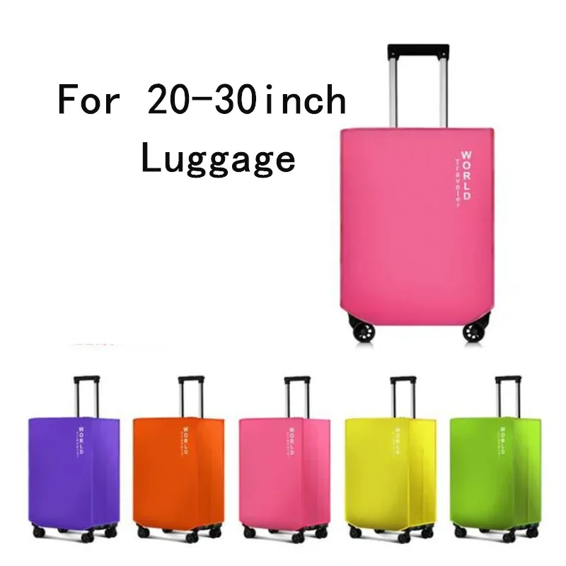 housse de protection colorée pour bagages, non tissée, anti-poussière, valise à roulettes, résistante à l'usur