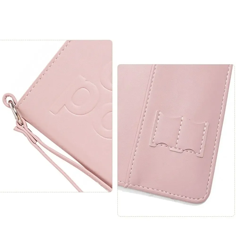 Porte-cartes en PU, étui à passeport avec cordon de suspension, couverture de passeport, clip pour passeport, étui pour carte d'enregistrement d'avion, sac de rangement pour cartes