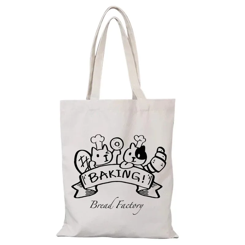 sac écologique sacs en tissu mignons loisirs le sac fourre-tout sacs à main de bande dessinée sac à main pour femme shopper shopping plage toile épaule dame nouveau