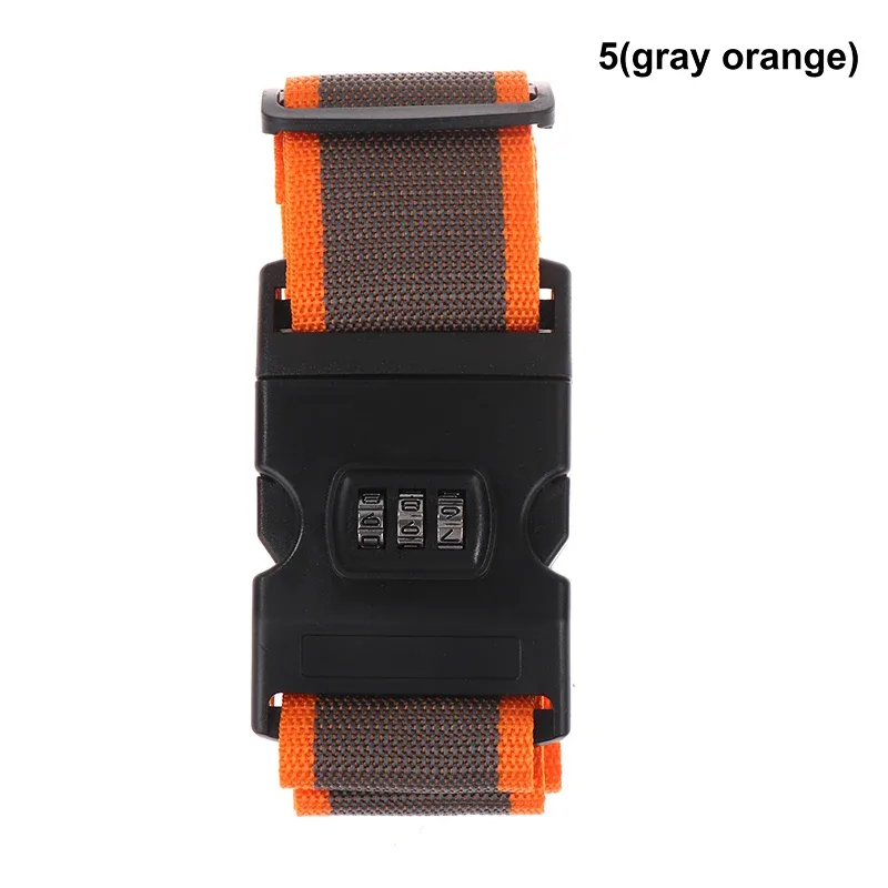 sangle d'emballage en nylon durable pour bagages de voyage, serrure sécurisée pour valise, ceinture, 1pc