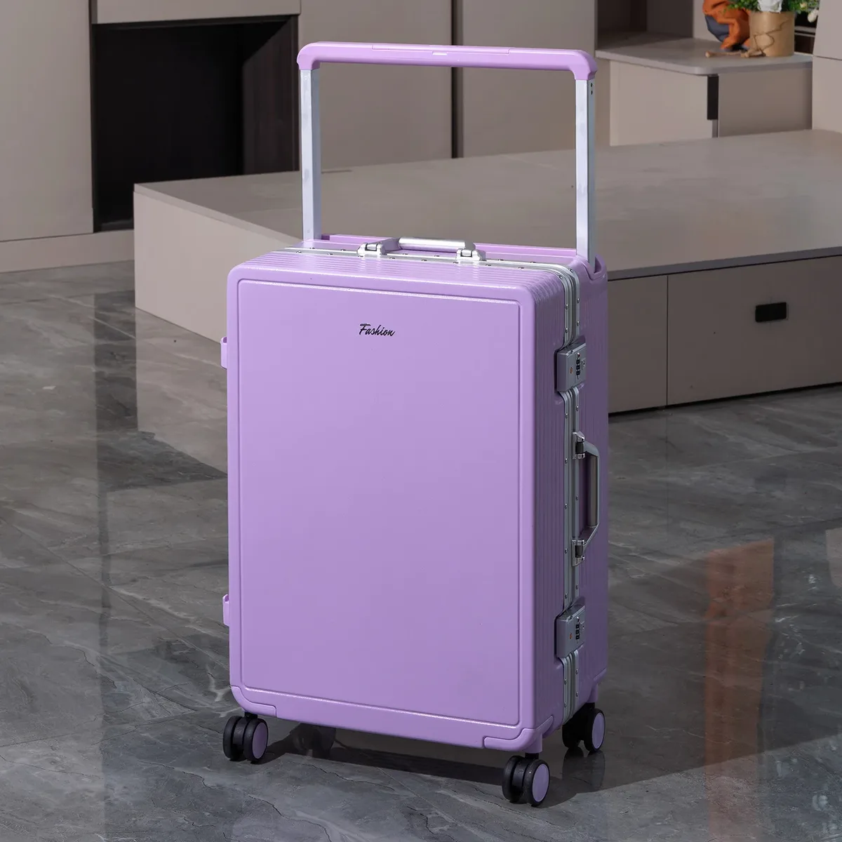 valise à roulettes avec poignée large, nouvelle valise de voyage, valise étudiante avec serrure à code, multifonctionnelle, grande capacité, roues pivotantes