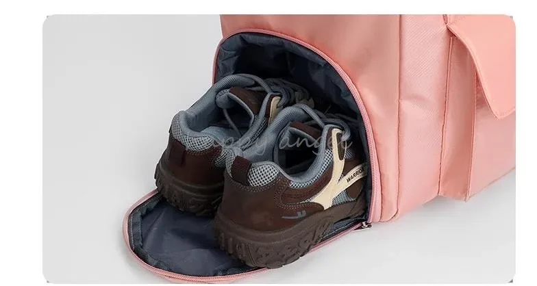 sac de rangement de grande capacité imprimé dragon ball, sac à bandoulière, accessoires de camping, sac de voyage avec séparation sec/humide