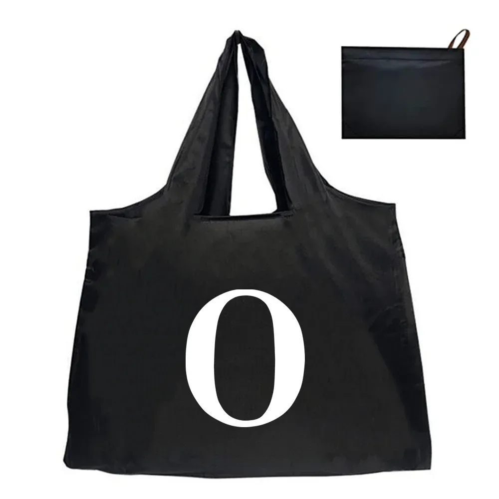 sacs à main pliables réutilisables de grande capacité, sac à provisions, fourre-tout lavable en poudre, sac fourre-tout de voyage pour la mode, initié