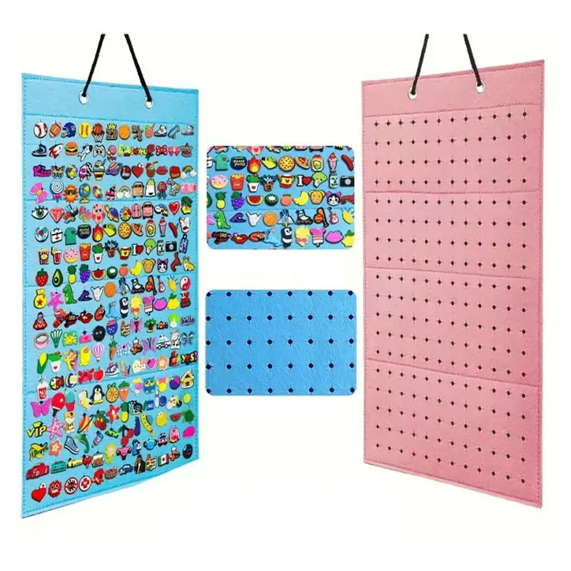 sac de rangement d'accessoires de chaussures en feutre, panneau d'affichage mural suspendu, organisateur polyvalent monté pour la maison, garde-robe et bureau