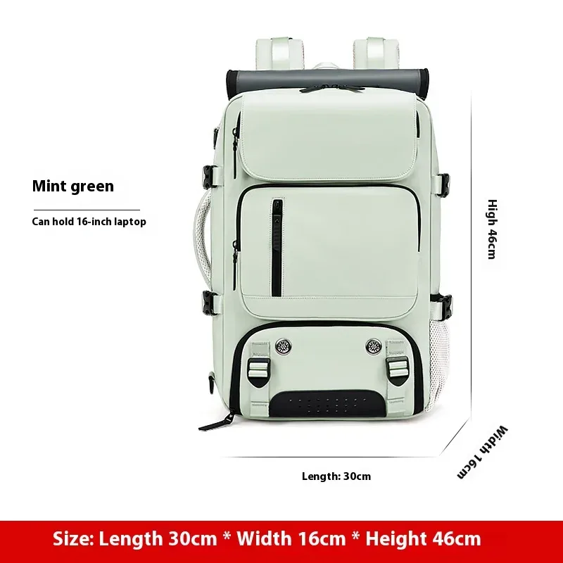 grand sac à dos de voyage, sac à dos embarquable, chargement usb, étanche, sac à dos de voyage extérieur, compartiment à chaussures indépendant