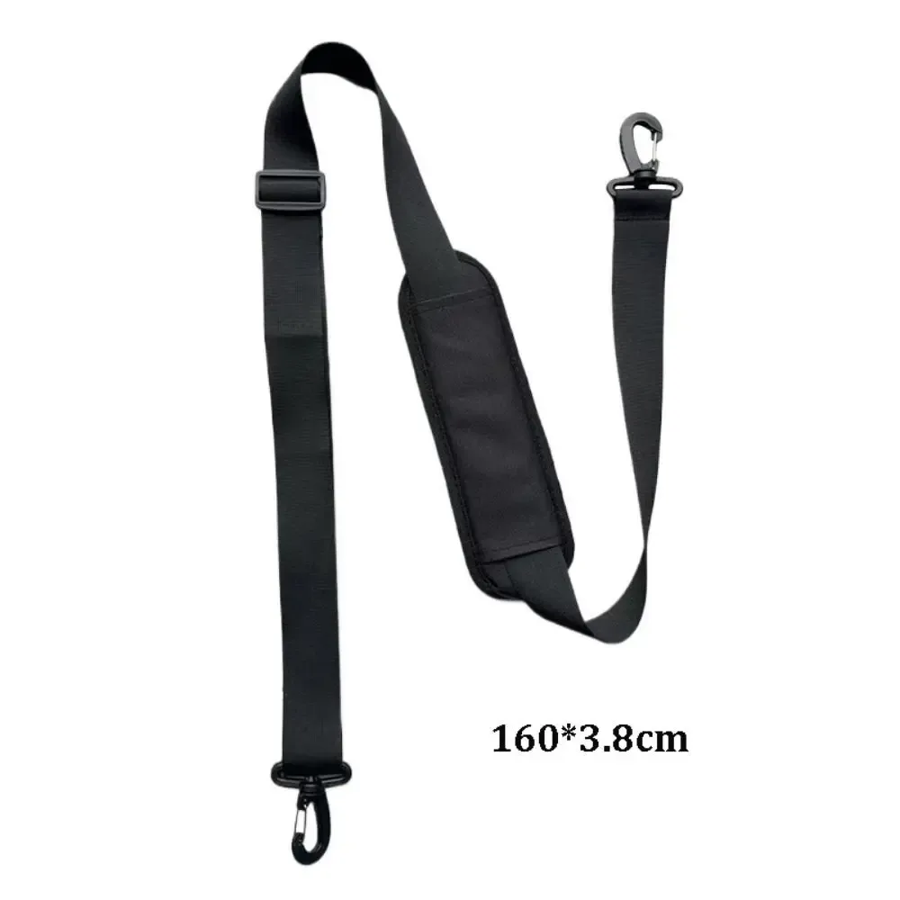 nouvelle sangle de sac d'ordinateur amovible et respirante, réglable avec coussin, bandoulière antidérapante noire, accessoires pour sacs de voyage