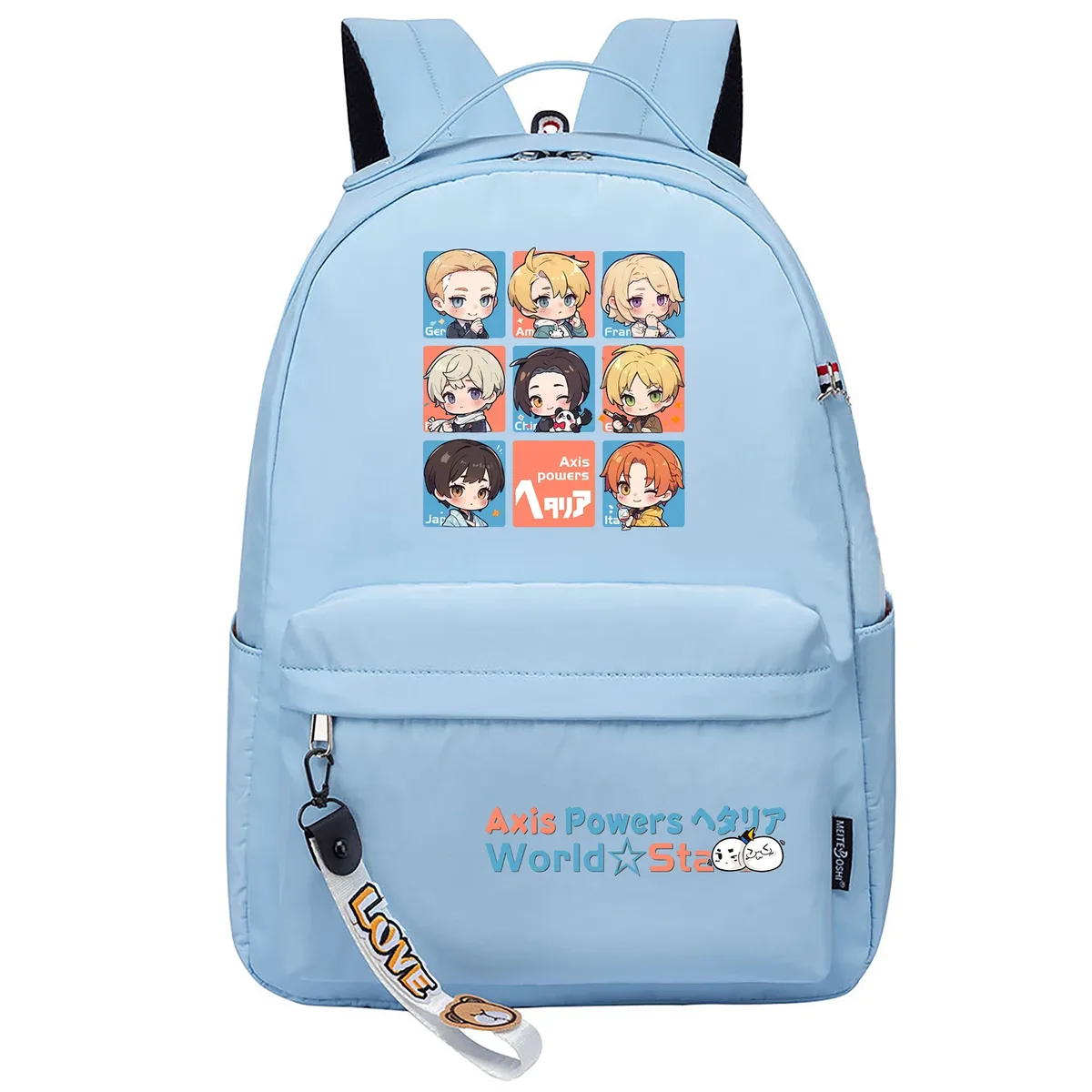 hetalia axis powers dessin animé sac à dos filles sacs d'école anime bookbags kawaii garçons voyage sac à dos mignon sac à dos sac à dos décontracté