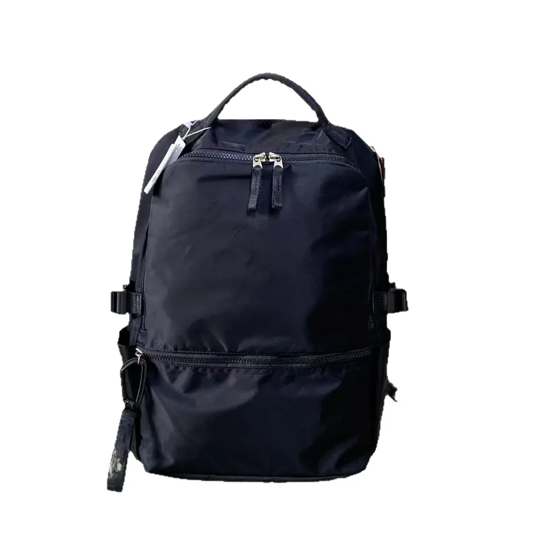 sac à dos minimaliste en nylon, sac à dos léger de grande capacité avec plusieurs compartiments pour les trajets quotidiens