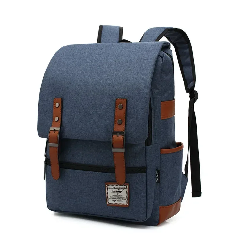 sac à dos vintage pour ordinateur portable de 16 pouces, sacs en toile pour femmes, sacs de voyage en toile pour hommes, sacs à dos décontractés rétro, sacs d'école pour adolescents