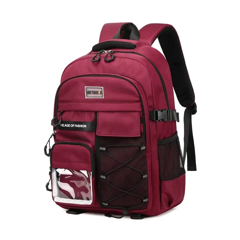mode hommes sac à dos collégiens sac d'école sport loisirs deux sacs à bandoulière grande capacité étanche voyage sac à dos