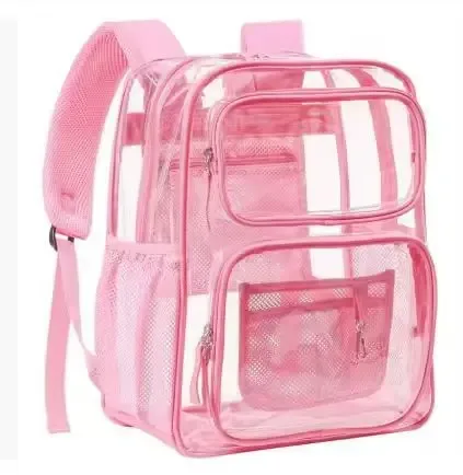 sac à dos transparent en pvc, petit sac à dos transparent durable, mini sac transparent portable et léger, mignon, pour le travail, les sports de plein air, nouveauté 2026