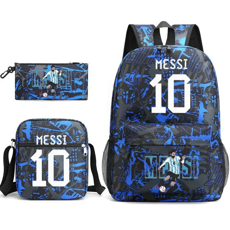 sac à dos messi léger et décontracté, grande capacité, pour femmes, hommes, étudiants, trousse à crayons, sacs à bandoulière, ensembles