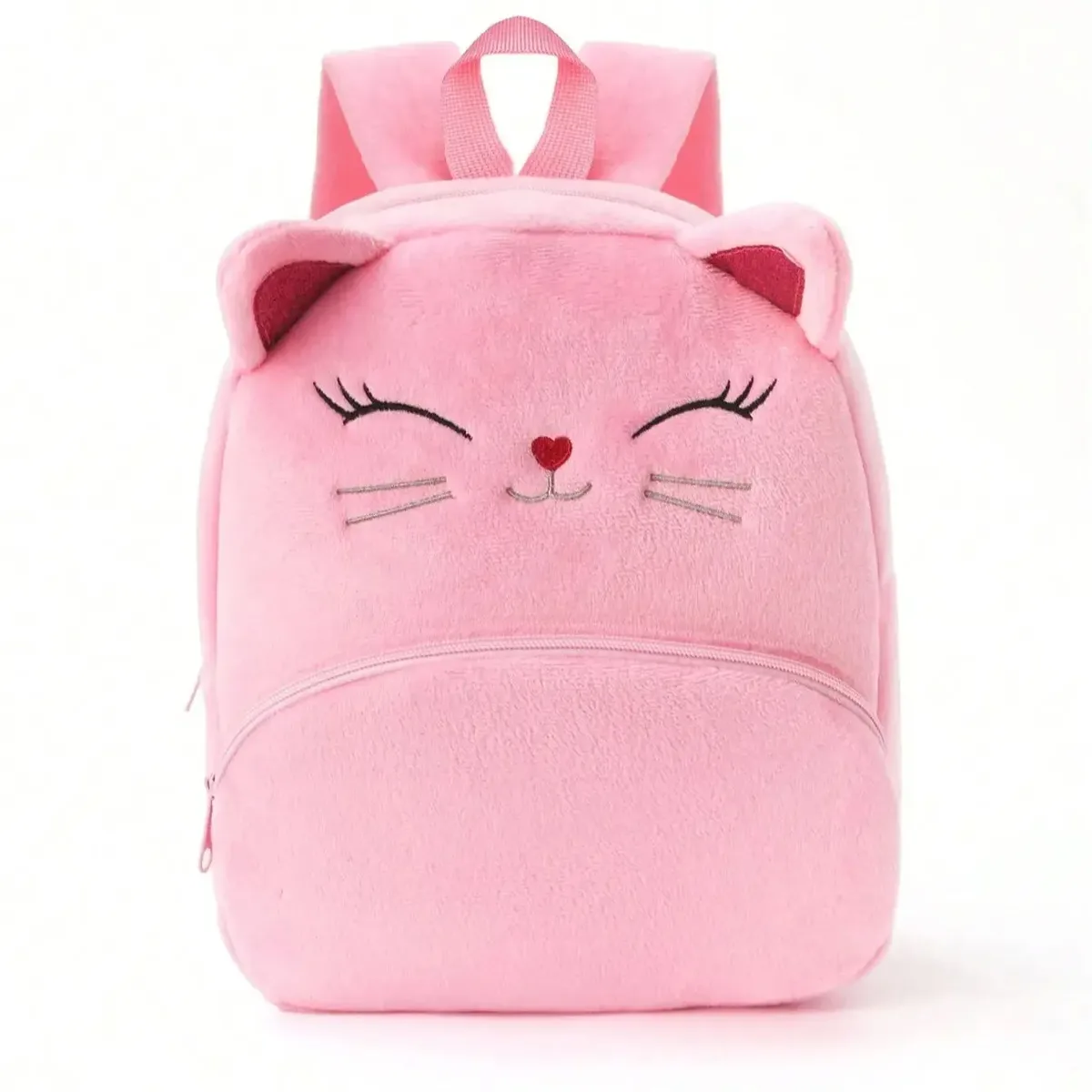 sac à dos animal multicolore de dessin animé pour enfants, grande capacité, maternelle, peluche