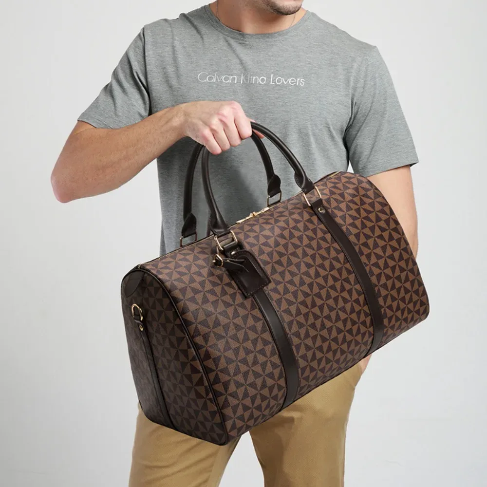 sac de voyage pour homme tendance, grande capacité, sac à bagages imperméable pour femme, sac à bandoulière haut de gamme, sacs à main de luxe de créateur