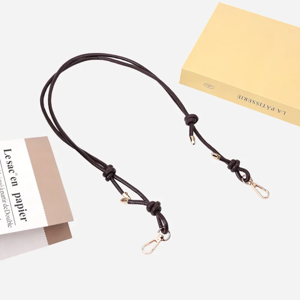 sangle de sac à bandoulière en cuir pu, longueur réglable, couleur unie, sangle de remplacement légère pour sac à main