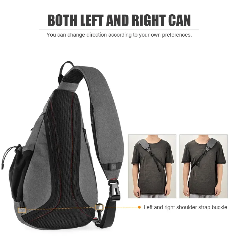 mixi hommes une épaule sac à dos femmes sac à bandoulière bandoulière usb garçons cyclisme sport voyage polyvalent mode étudiant école