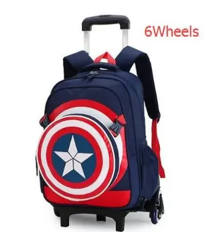 sac de chariot d'école pour enfants pour garçons sac à dos à roulettes d'école pour enfants sac d'école mochilas avec roues sacs à dos à roulettes