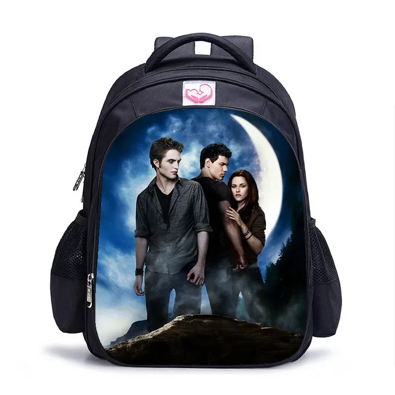 16 pouces crépuscule sac à dos pour adolescentes garçons livre sac mochila sac de voyage enfants école sacs à dos