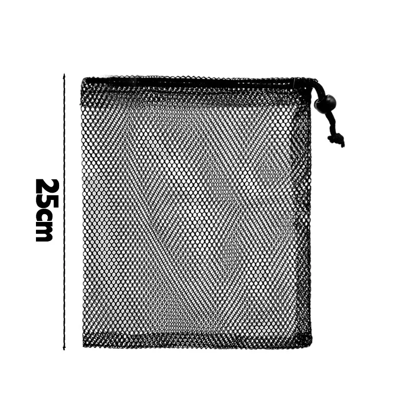 sacs de rangement à cordon de serrage en maille réglable, pochette de rangement multi-tailles pour chaussures, voyage, équipement de sport, lavable, respirant, léger