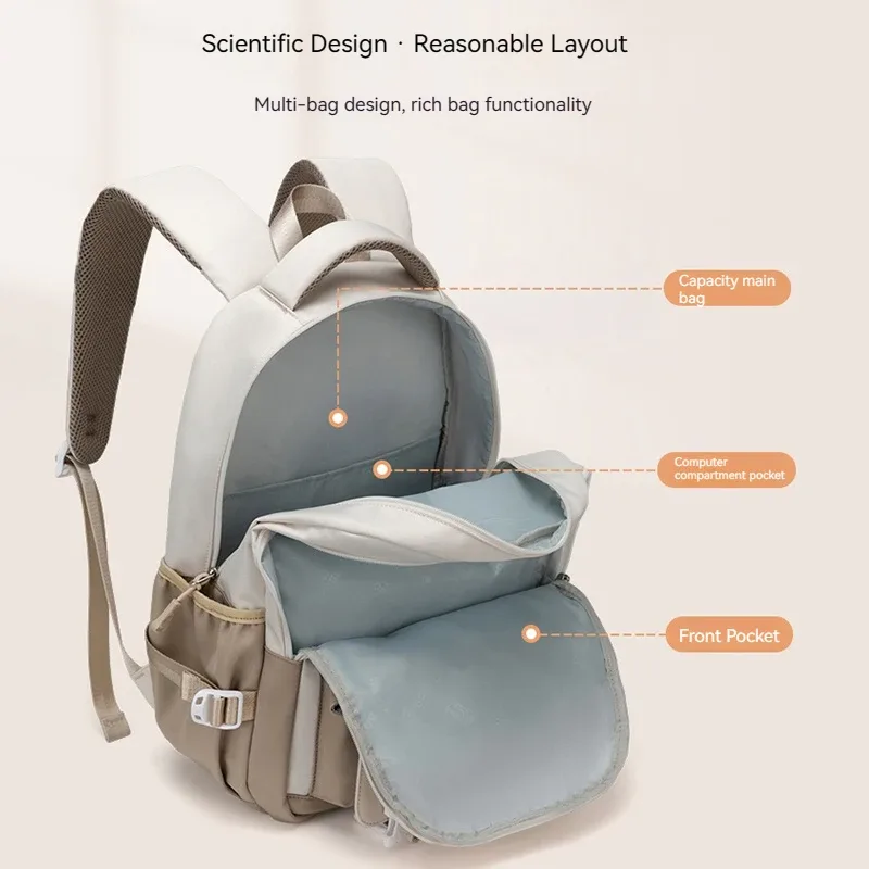 sac à dos grande capacité, nouveau sac à dos décontracté pour femme style universitaire 2025, sac à dos de campus imperméable