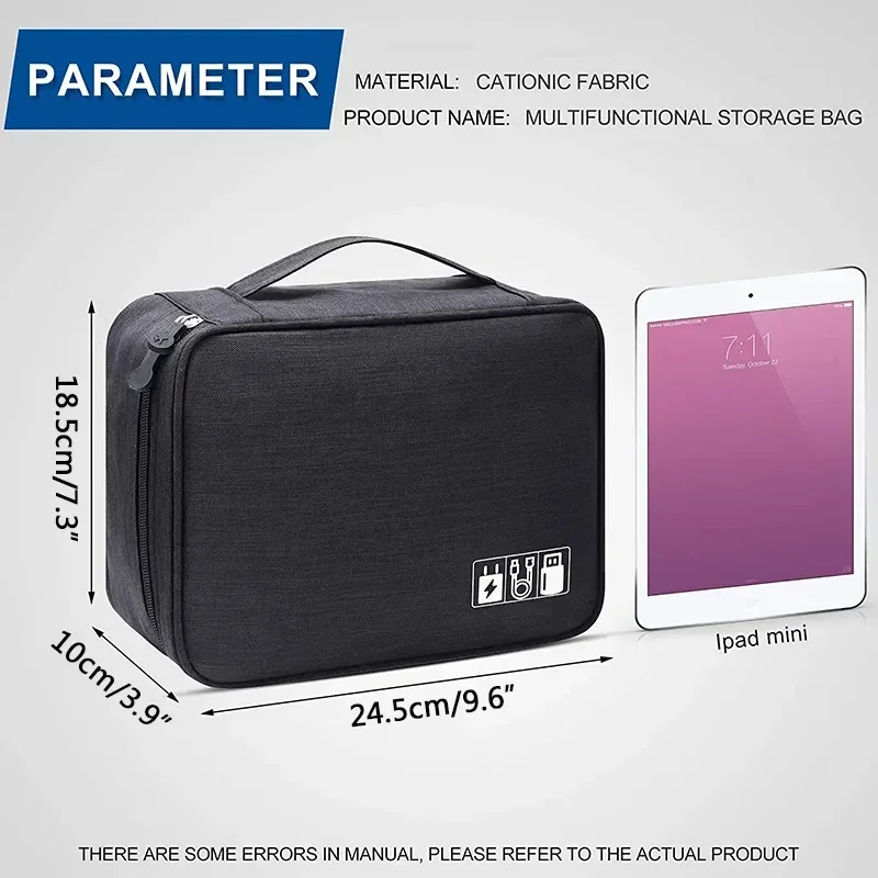 sac de rangement numérique portable, gadget usb, câble étanche, évaluateurs, revieélectroniques, accessoires, pack numérique, fournitures