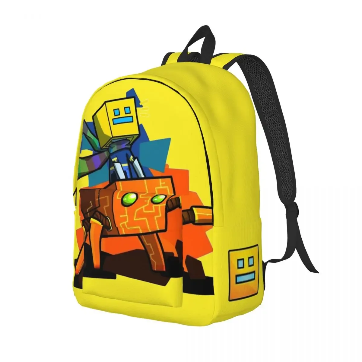 géométrie cube gaming dash modèle sac à dos pour hommes femmes adolescent lycée travail sac à dos ordinateur portable sac à bandoulière sport