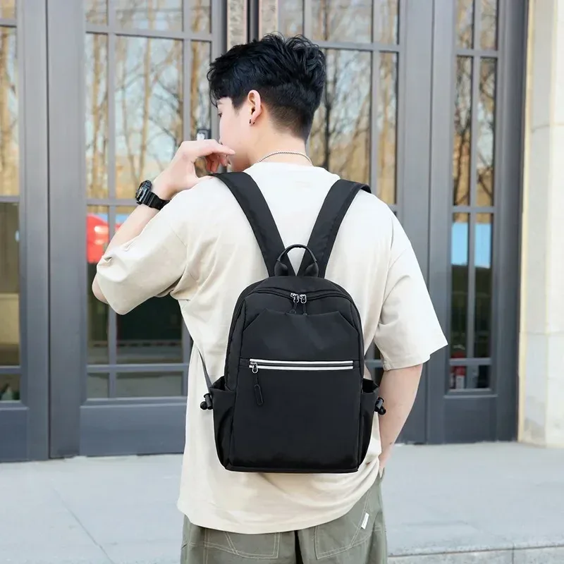 mini sacs à dos pour hommes en tissu oxford, sac à dos pour ordinateur portable pour hommes, petit sac à dos d'affaires, sac à dos d'école, de voyage, imperméable, pour étudiants