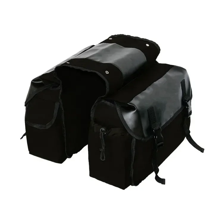 2026 sac de vélo 50l nylon vélo support arrière coffre vélo bagages siège arrière sacoche réfléchissant cyclisme stockage vélo accessoires