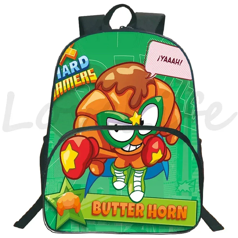 jeu superzings sac à dos 16 pouces garçons filles bookbag dessin animé sac à dos superthings sacs d'école étudiants sacs de voyage sac à dos à fermeture éclair