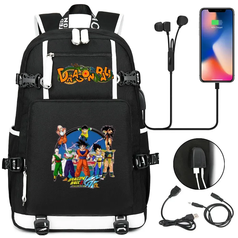 sac à dos camouflage dragon ball - sac d'école grande capacité pour étudiants, sac à dos pour enfants, sac de voyage en plein air pour garçons