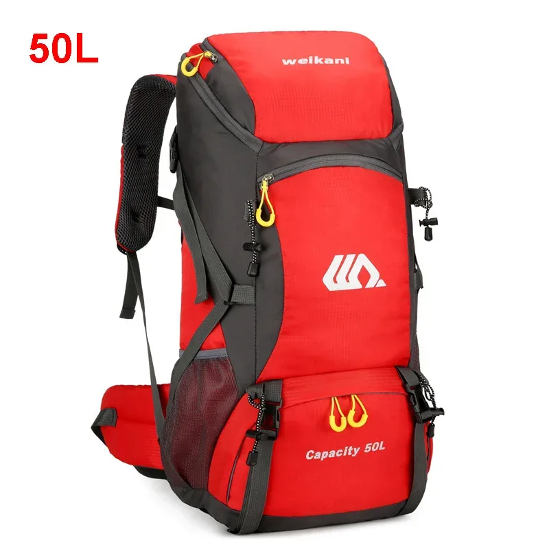 sac à dos de voyage 50l camping hommes grand randonnée sac à dos touristique imperméable sac de sport de plein air escalade alpinisme bagages