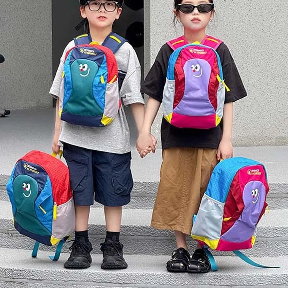Sac à dos en tissu Oxford, ergonomique, léger, pour la maternelle, durable, motif dessin animé, coloré, pour femmes/hommes
