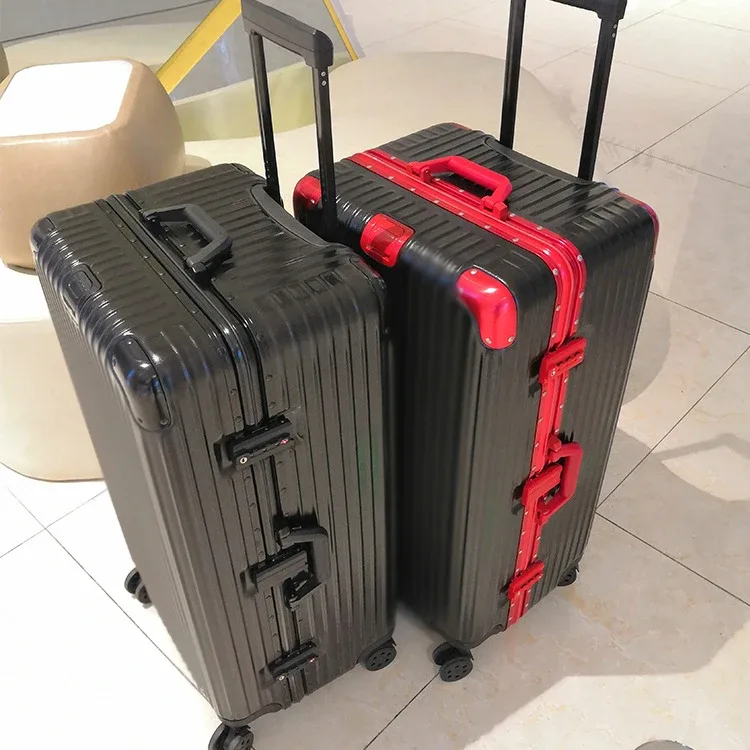 valise grande capacité 3:7, 34 pouces, en abs + pc épaissi, avec cadre en aluminium, serrure à combinaison, bagage à roulettes, valises de cabine 20 pouces