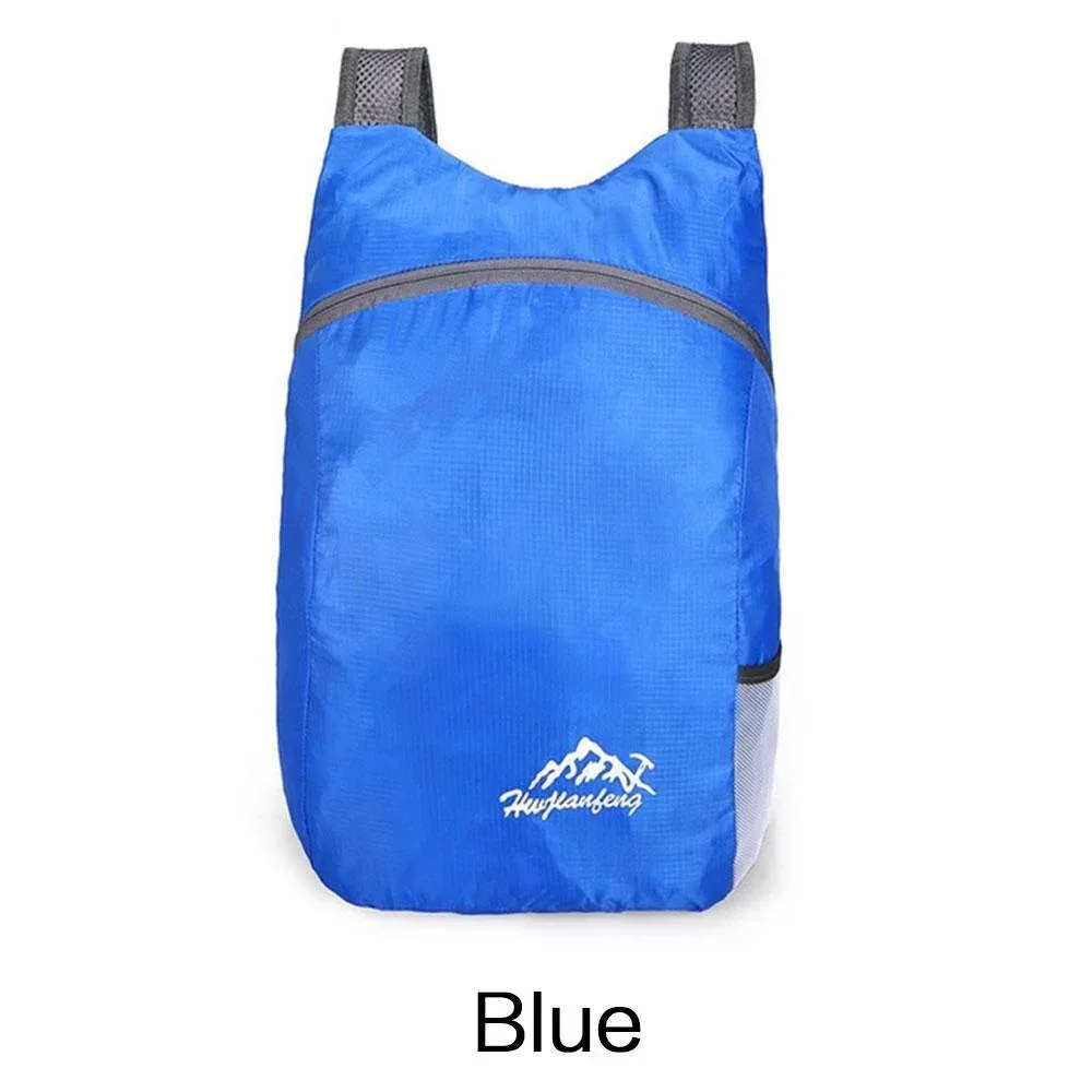 sac à dos de sport de plein air pliable et étanche, sac de voyage portable ultra léger adapté au camping, à la course à pied et au fitness