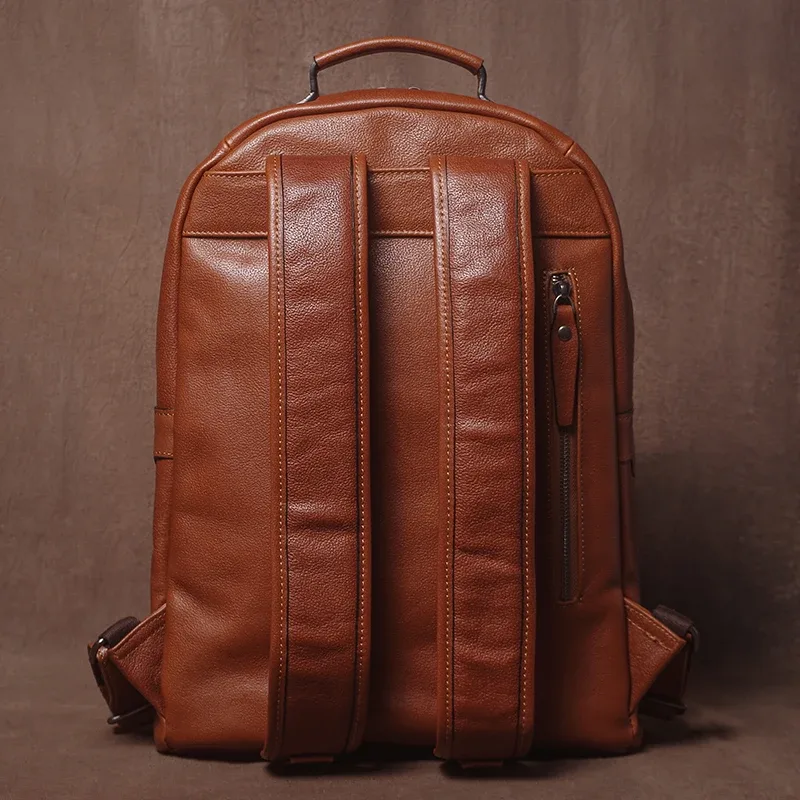 guro marque de luxe sac à dos en cuir véritable hommes et femmes haute capacité week-end sac de voyage cartable en peau de vache affaires 16 "sac pour ordinateur portable